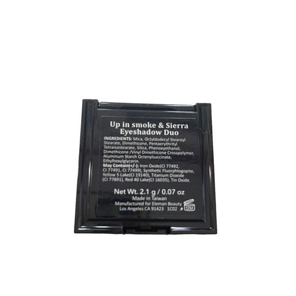 Eleman Beauty BNIB Mustard Matte Silky Gold Eyeshadow Duo Up In Smoke & Sierra - Picture 5 of 5